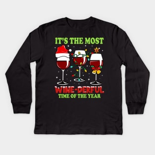 Its the most winederful time of the year Kids Long Sleeve T-Shirt